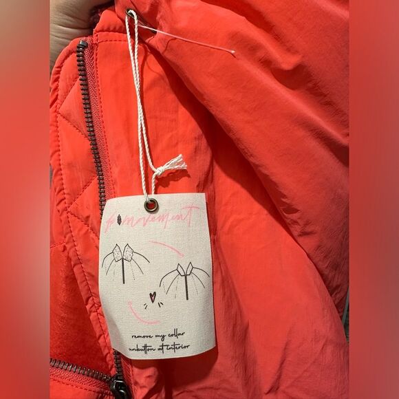 FP Movement Outpost Bomber Jacket Sherpa S puffer boho streetwear preppy winter - Picture 7 of 7